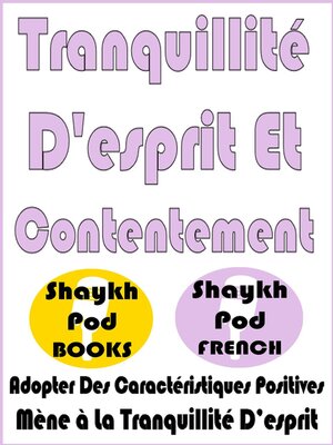 cover image of Tranquillité D'esprit Et Contentement
